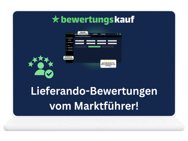 Professioneller Bewertungsservice für Lieferando – mehr Sichtbarkeit & Vertrauen gewinnen